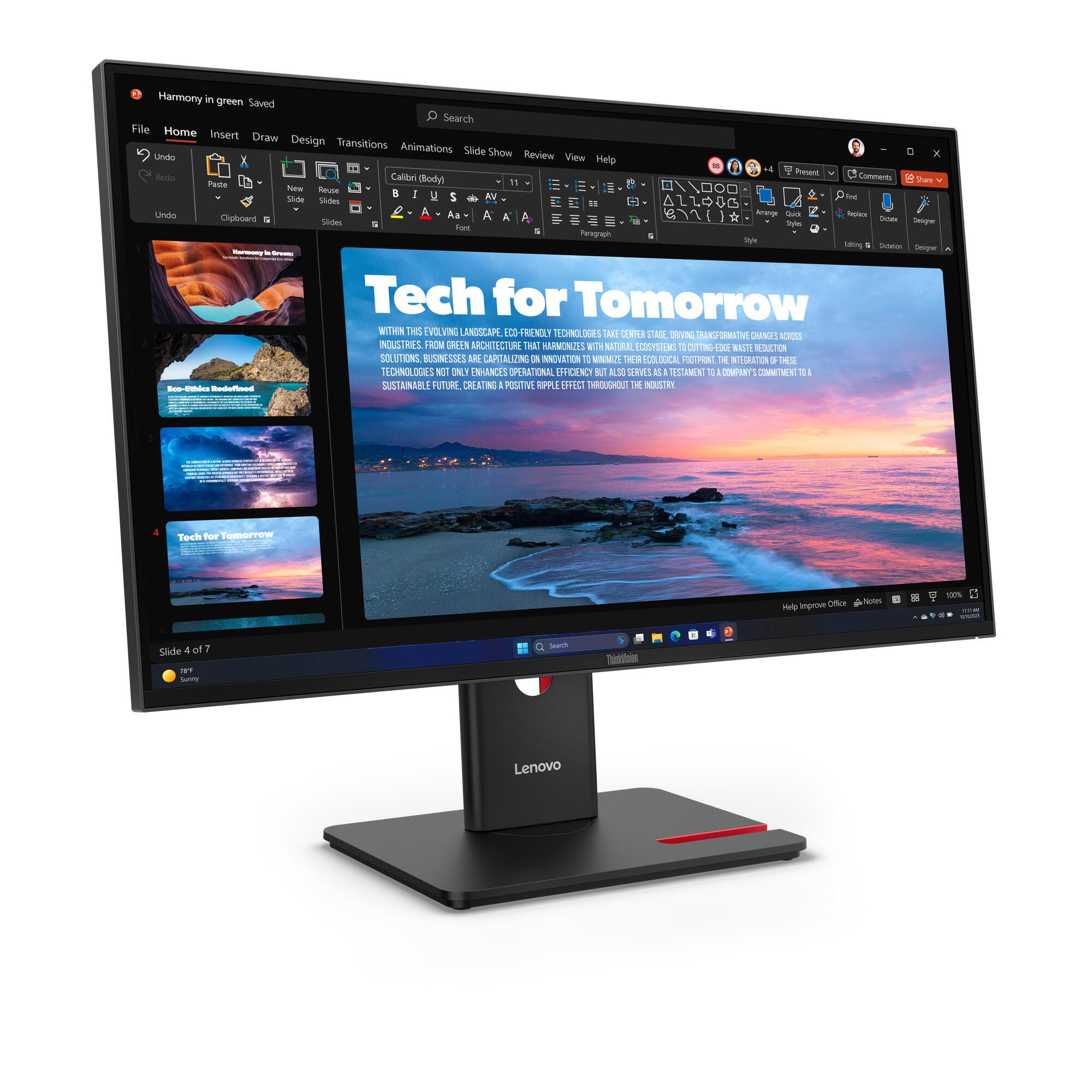 Lenovo Monitor ThinkVision T27qd-40 / 64AAGAT2EU Negro 68,6 cm (27")