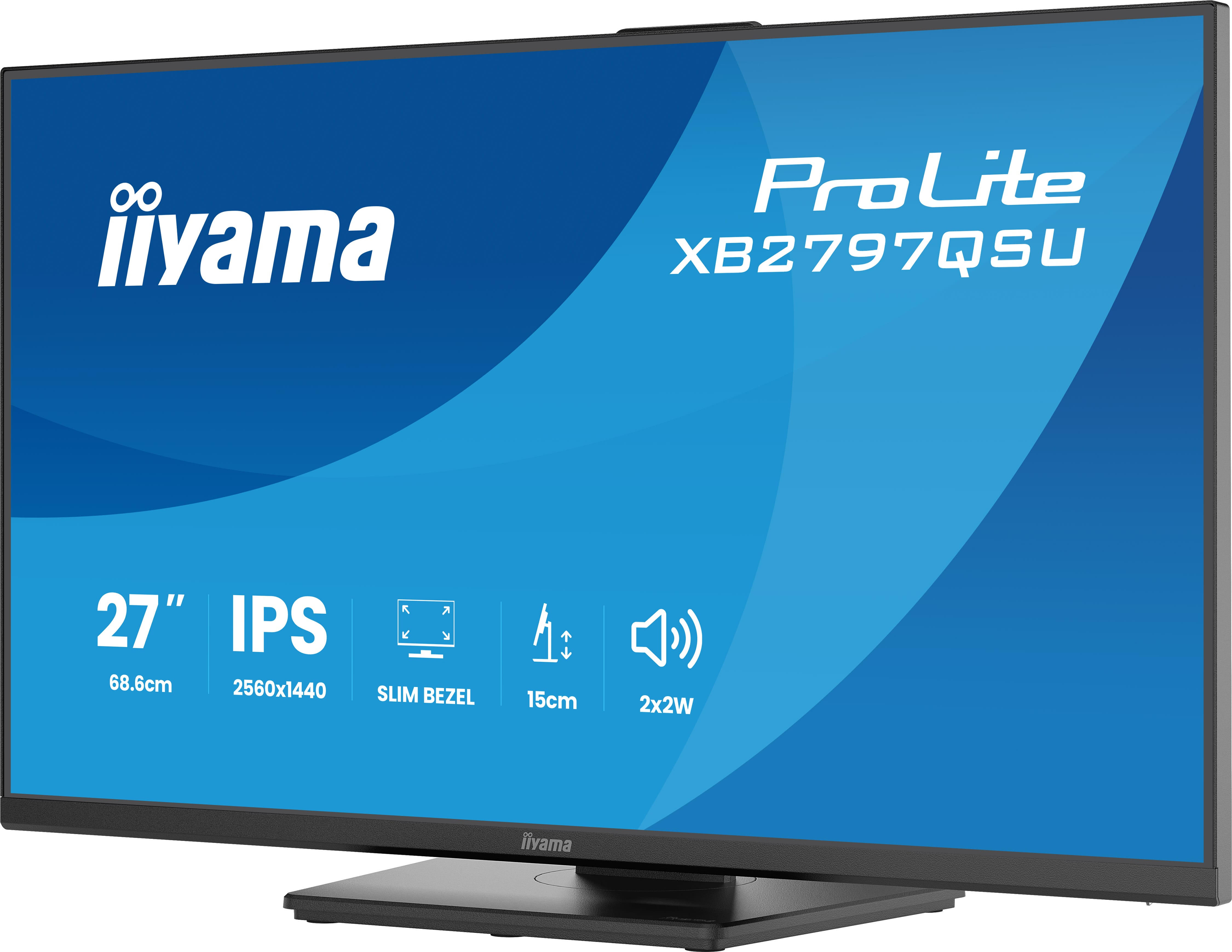 iiyama Monitor XB2797QSU-B1 / XB2797QSU-B1 Black Standard 68.6 cm (27")