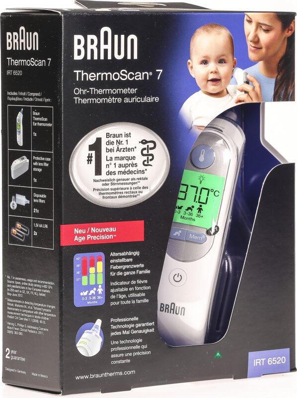 Braun Termómetro clínico ThermoScan 7 IRT6520 / IRT6520 Blanco