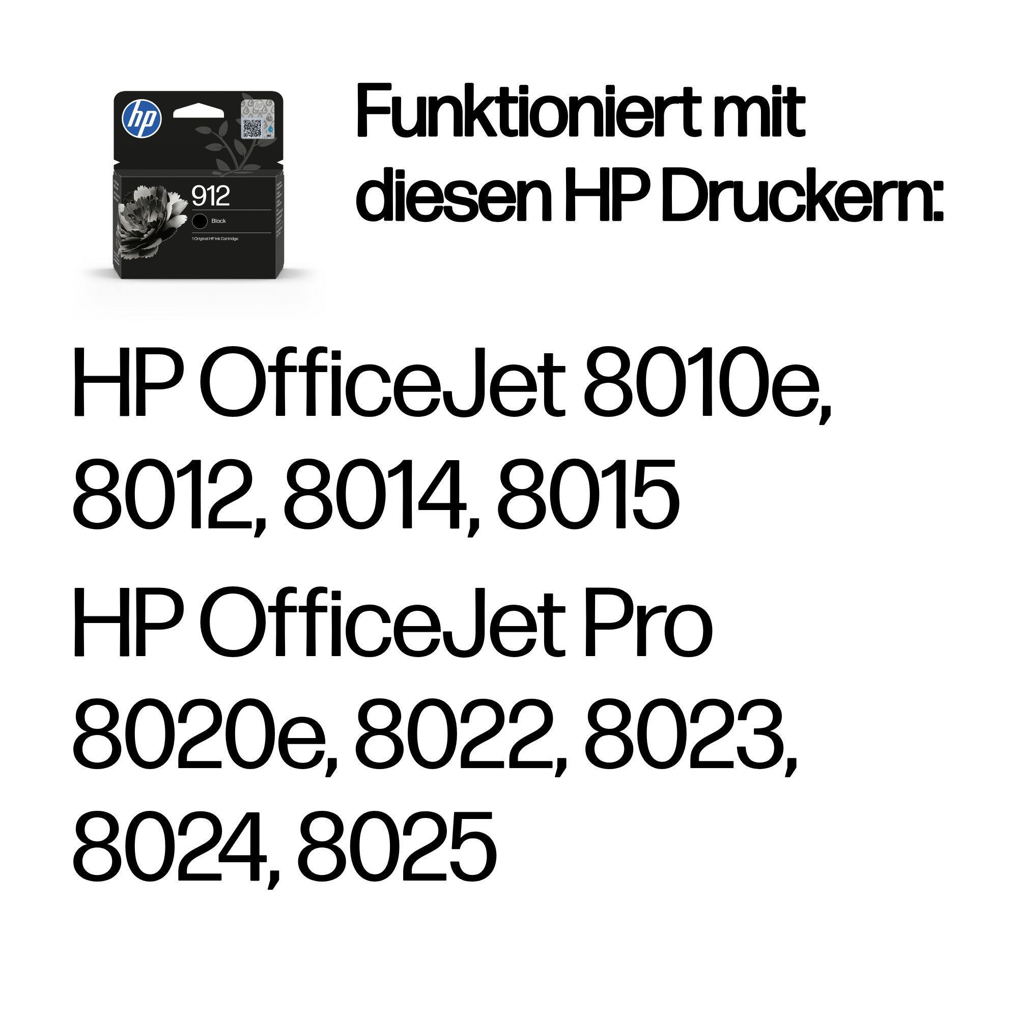 HP Ink 912 / 3YL80AE Black Standard