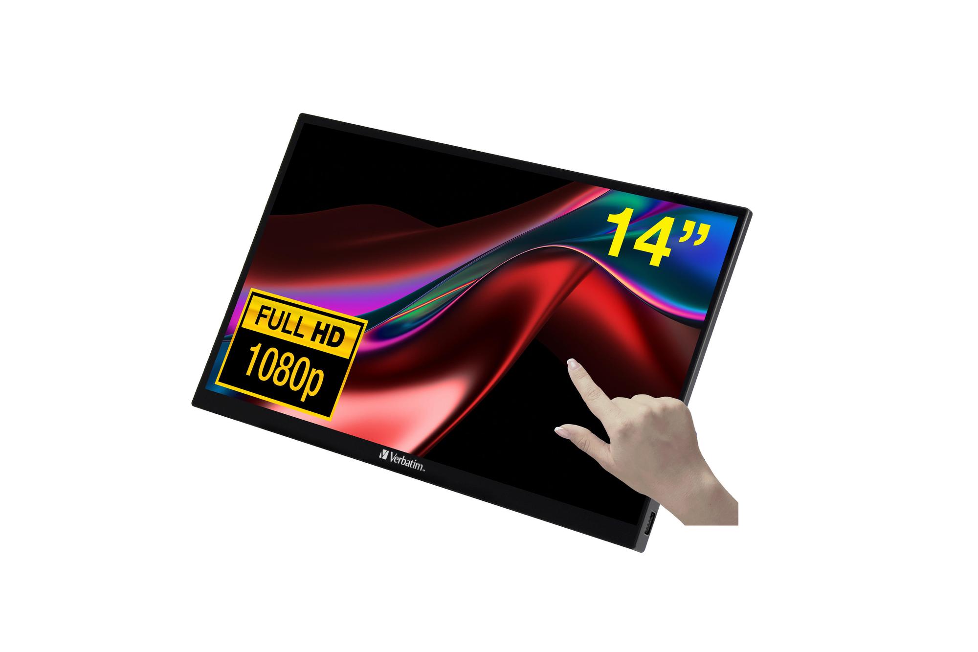Verbatim Monitor PMT-14 / 49591 Black S 35.6 cm (14")