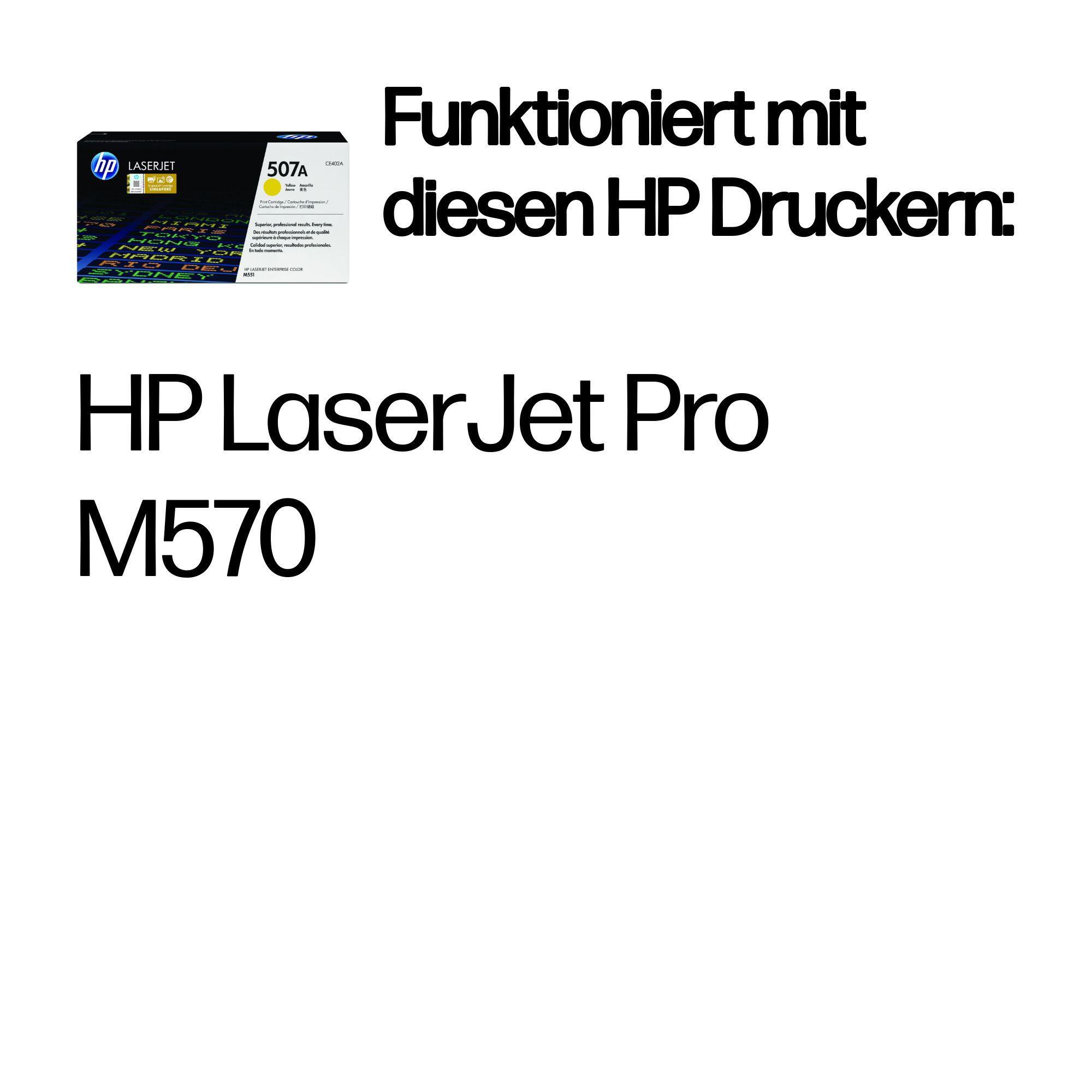 HP Toner 507A / CE402A Gelb Standard