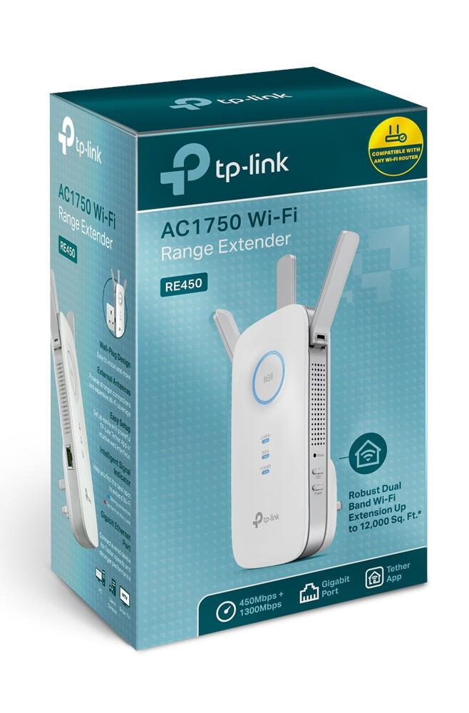 TP-Link Ripetitore RE450 / RE450 Bianco