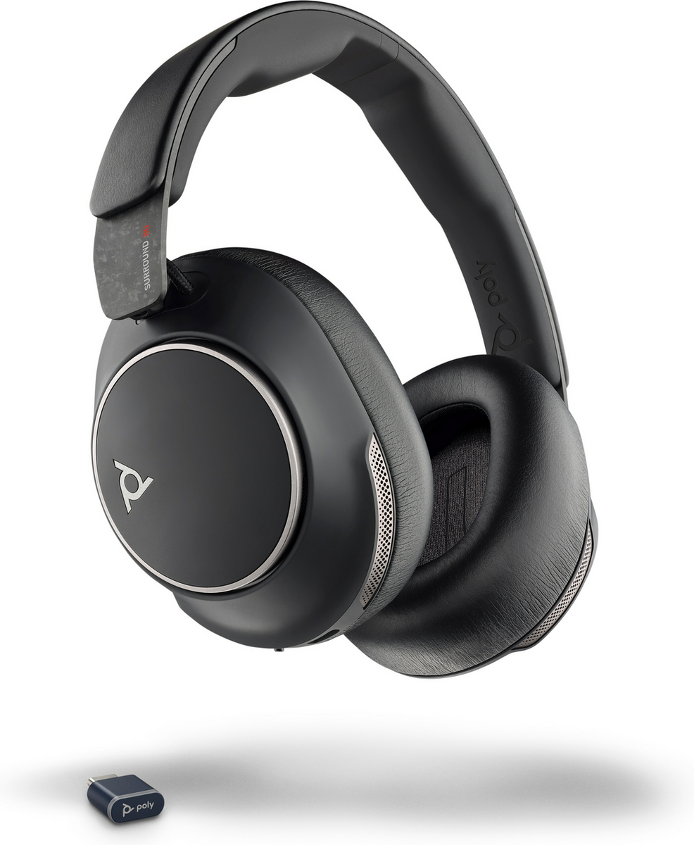 Plantronics/Poly Headset Voyager Surround 80 UC MS / 8G7T9AA Black