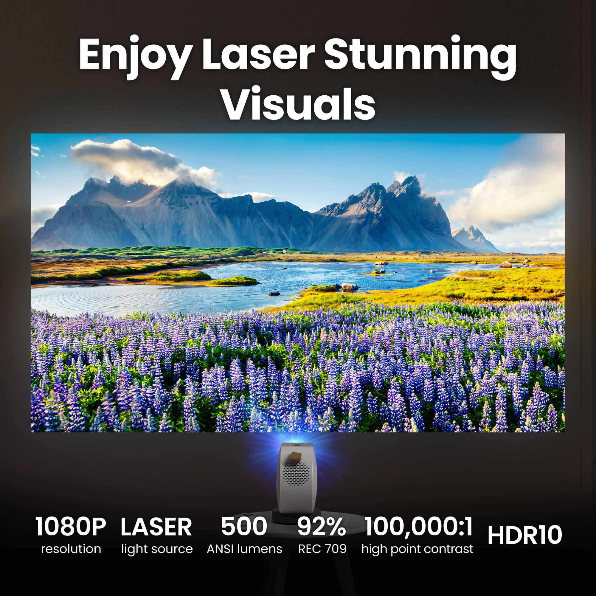 BenQ Beamer GV50 / 9H.JSR77.59E Blanc