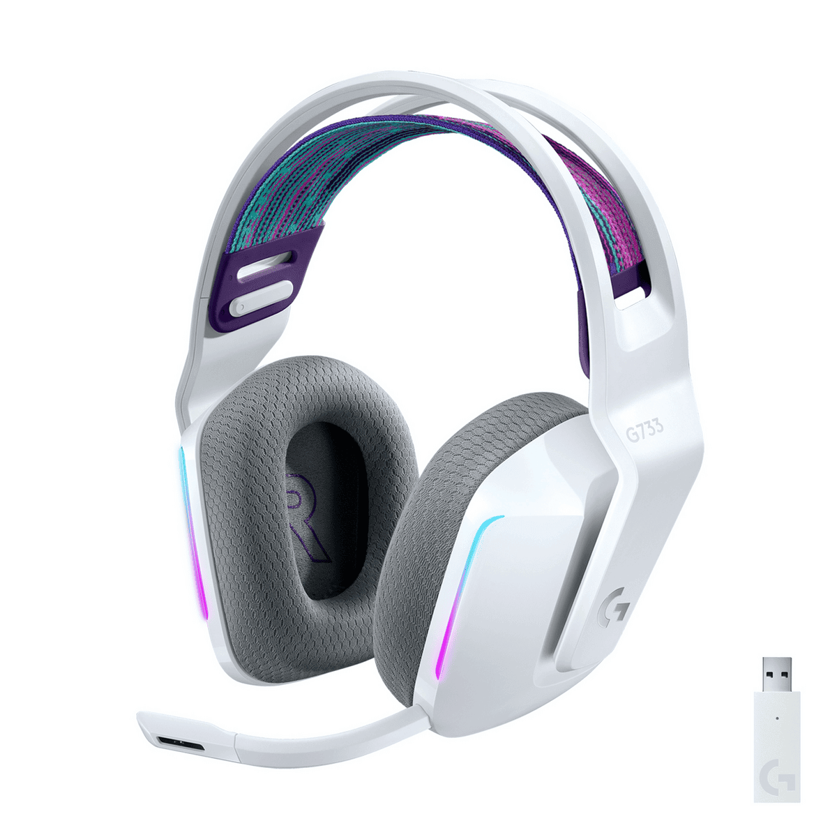 Logitech Headset G733 Lightspeed / 981-000883 Weiß