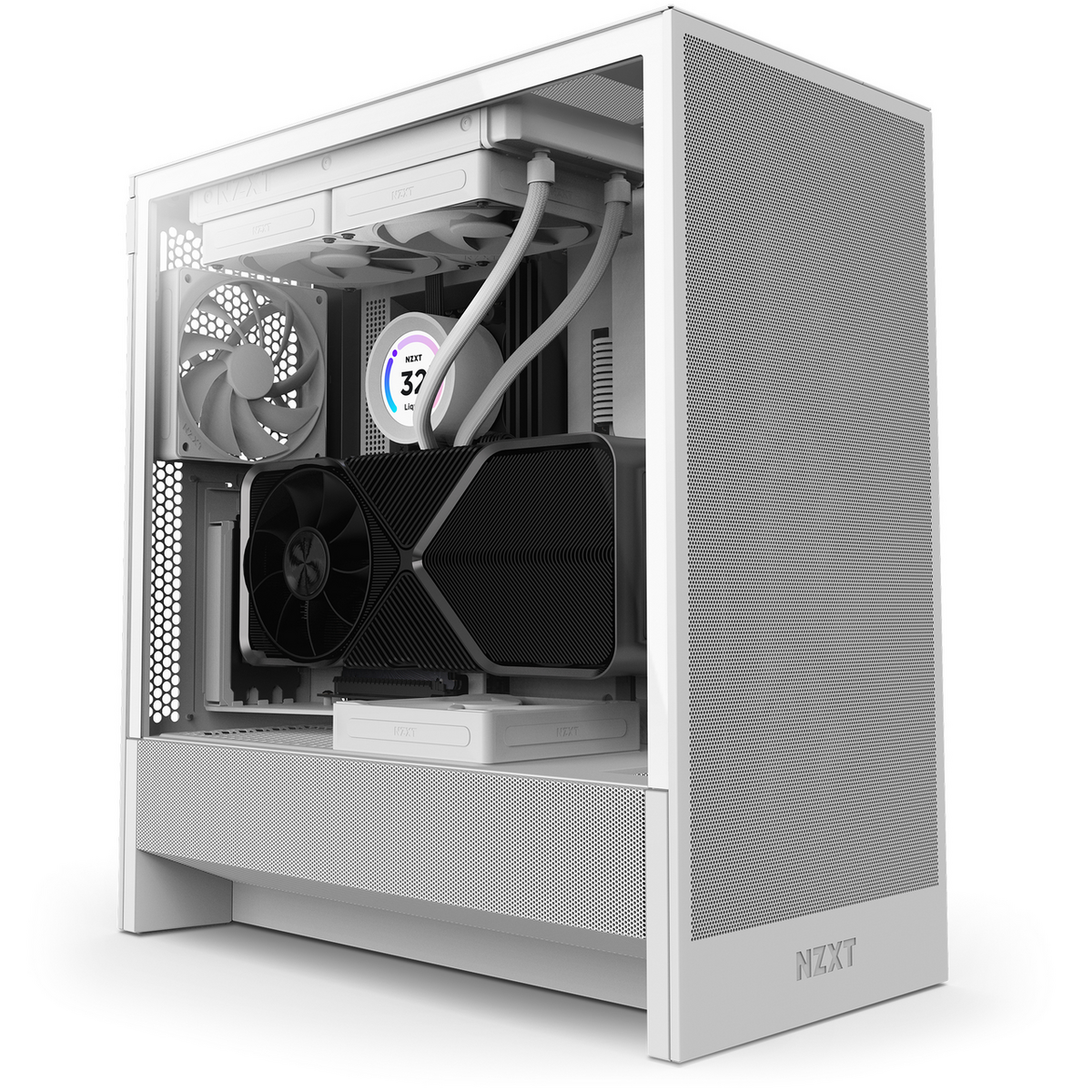 NZXT PC housing H series H5 Flow / CC-H52FW-01 Black