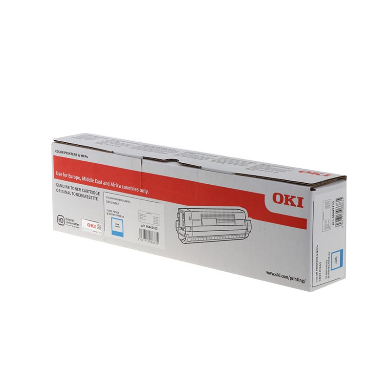 OKI Toner 46443103 Cyan XL OKI Toner 46443103 Cyan XL