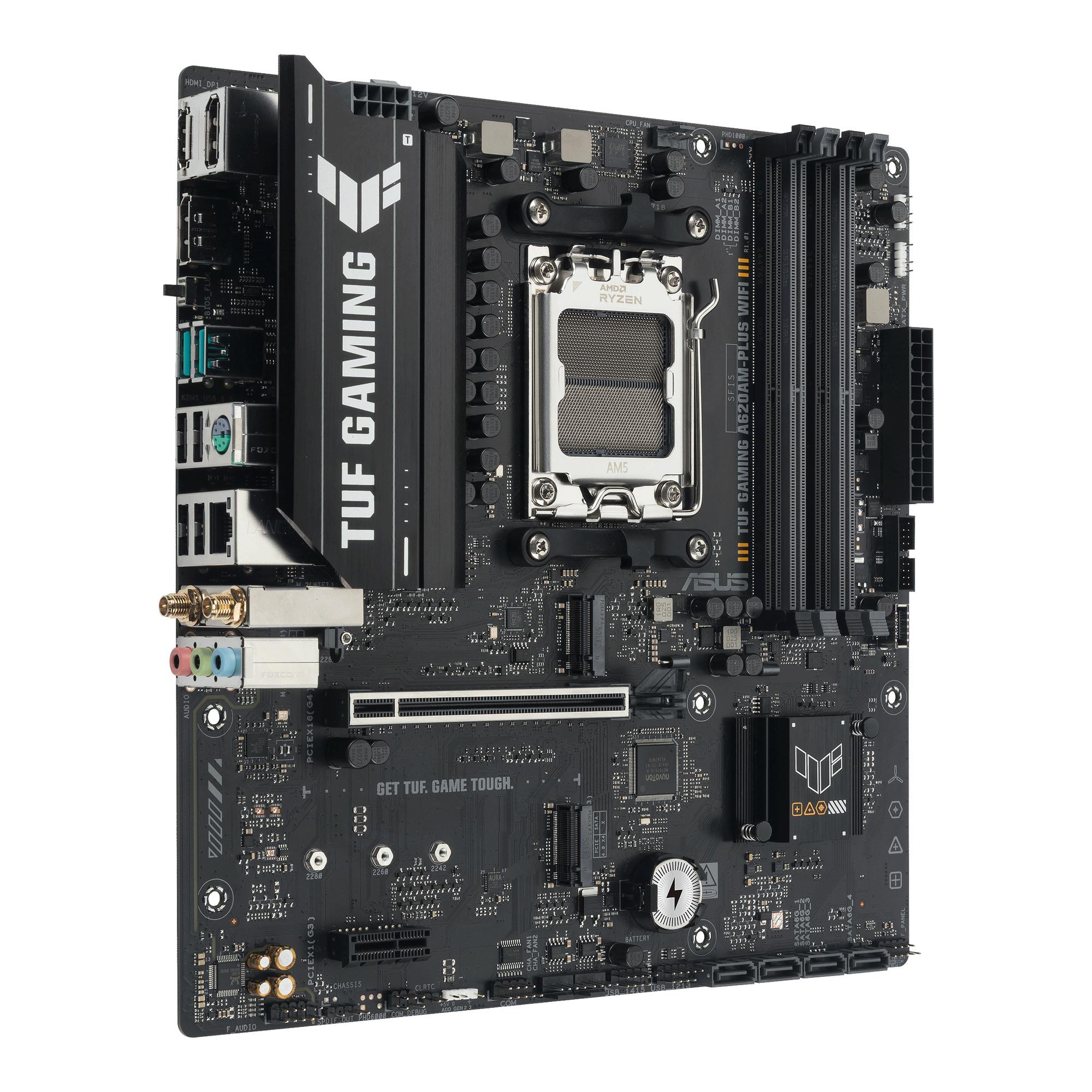 ASUS Carte mère TUF GAMING A620AM-PLUS WIFI mATX / 90MB1MZ0-M0EAY0