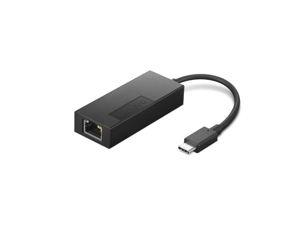 Lenovo Ethernetadapter USB-C / 4X91H17795 Schwarz