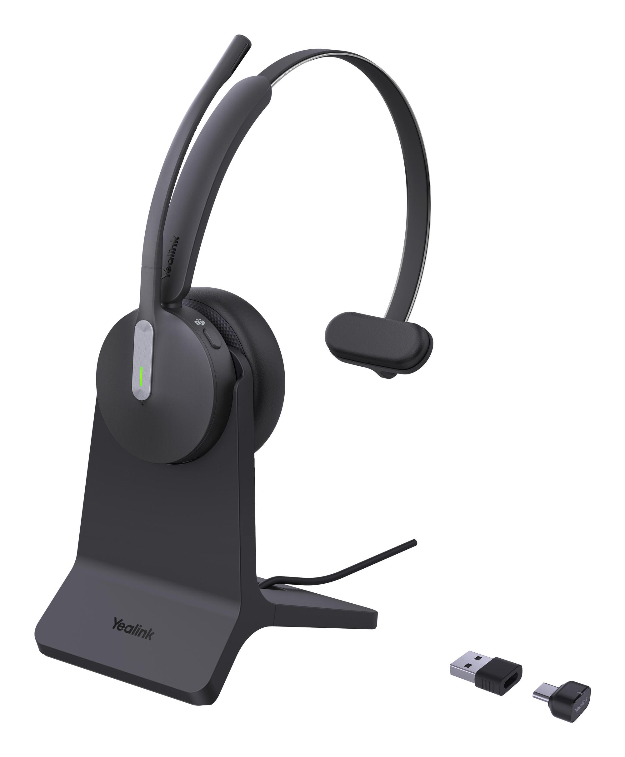 Yealink Casque BH70 Mono MS mit Ständer / 1208702 Noir