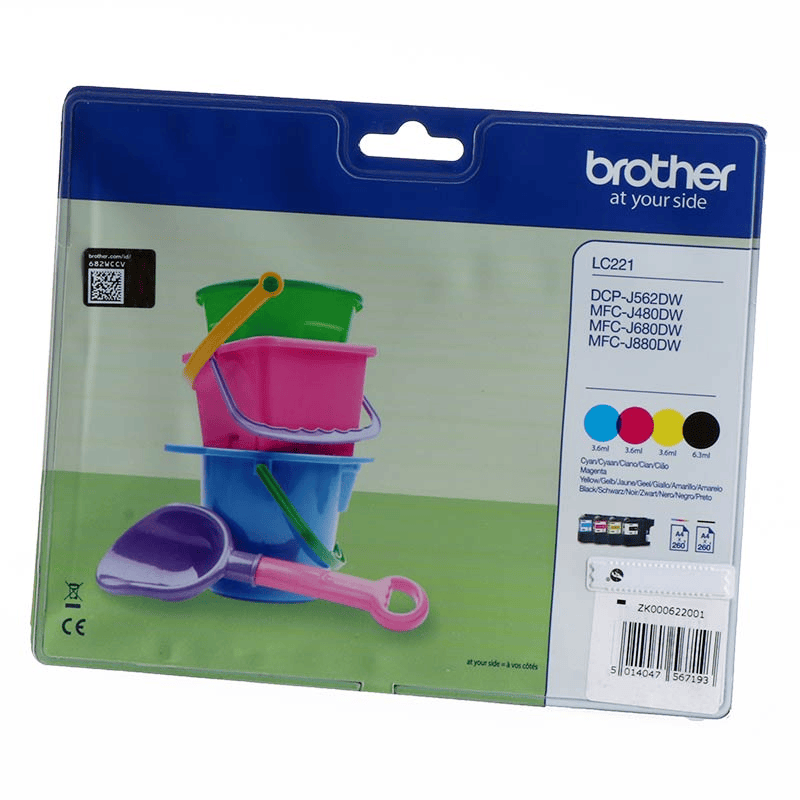 Brother Ink LC-221VALBPDR / LC221VALBPDR 