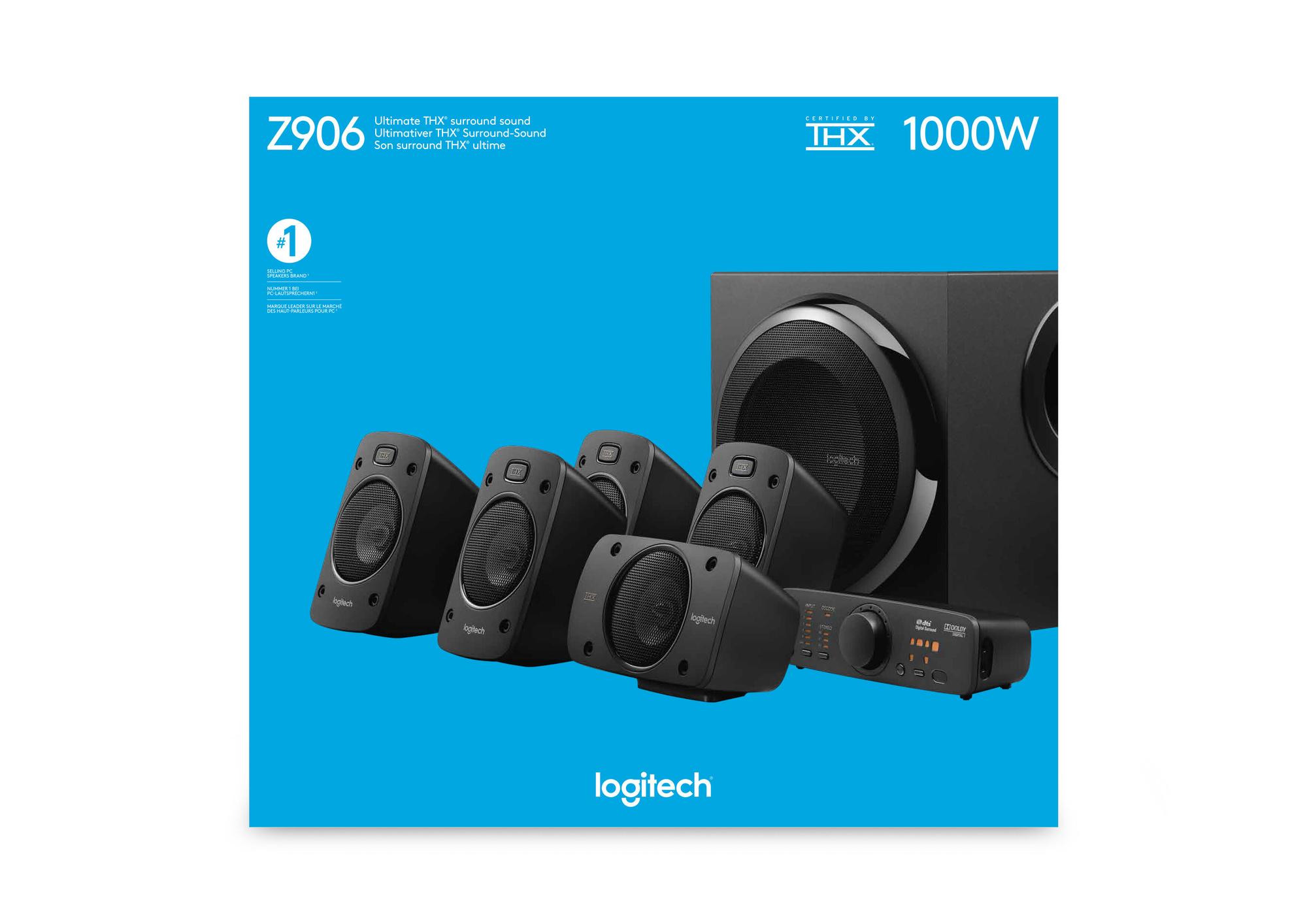 Logitech Altavoz Z906 / 980-000468 Negro
