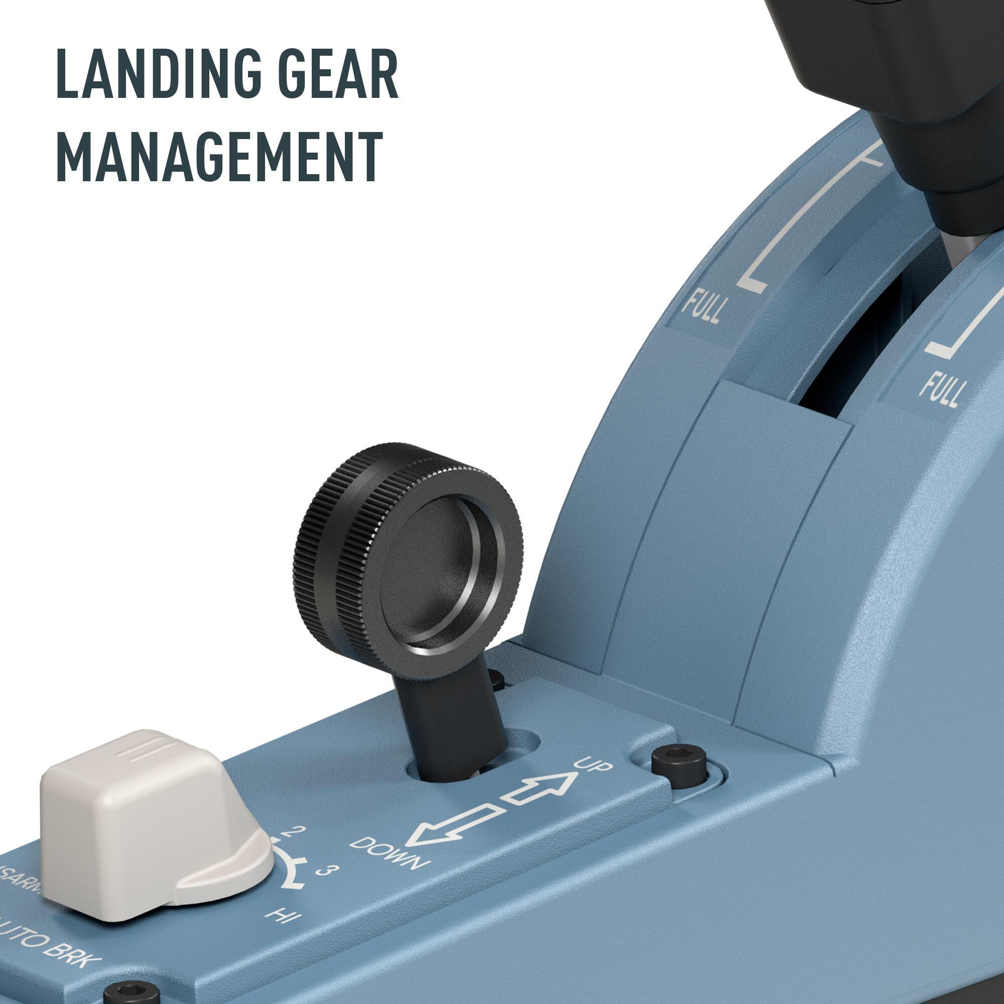 Thrustmaster Contrôleur TCA Quadrant Add-On Airbus Edi / 2960853 Noir, bleu