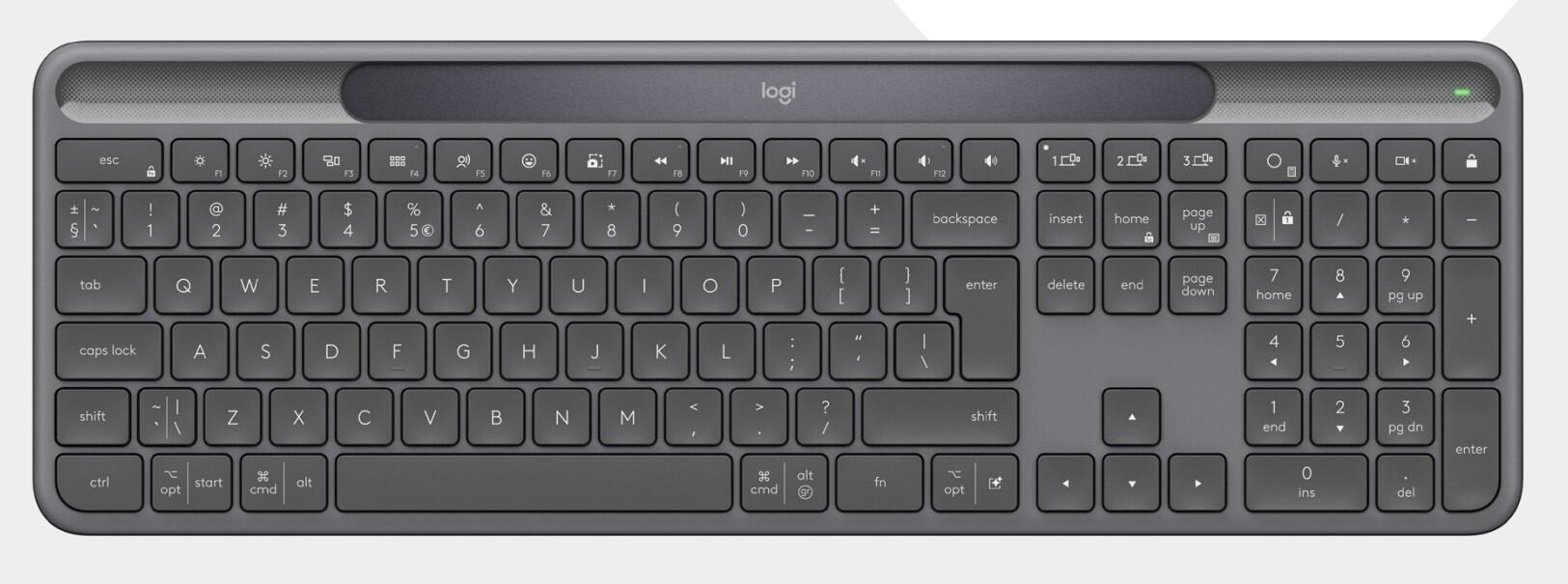 Logitech Clavier Slim Solar+ K980 US / 920-013779 Graphite