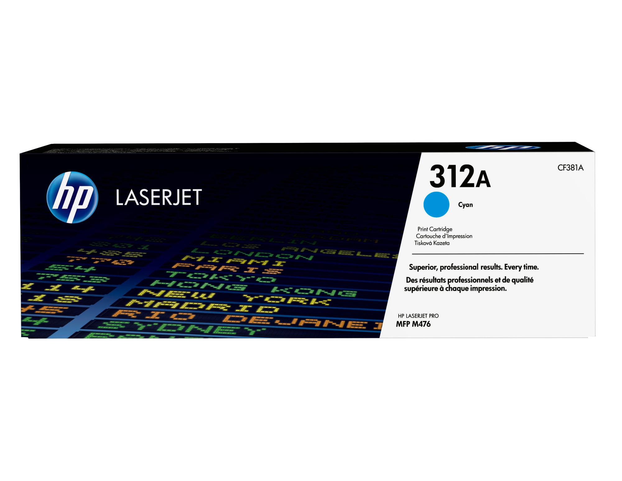 HP Toner 312A / CF381A Ciano Standard
