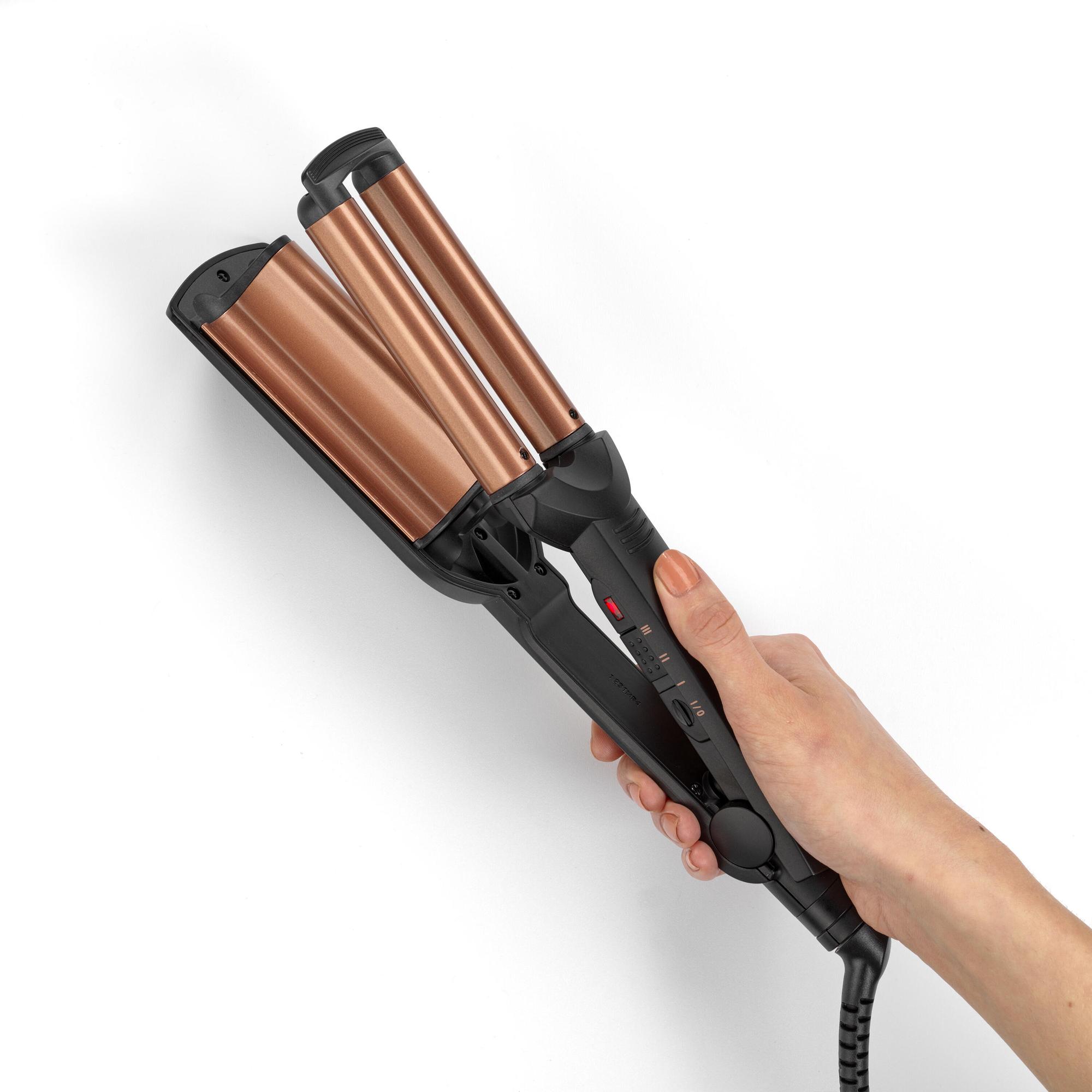 BaByliss Rizador Deep Waves / W2447E Negro, naranja