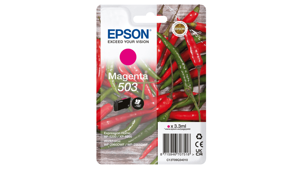 Epson Tinte 503 / C13T09Q34010 Magenta