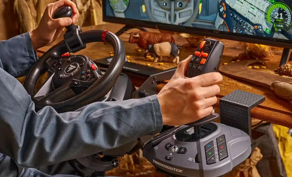 Thrustmaster Contrôleur SimTask FarmStick / 4460279 Noir, gris
