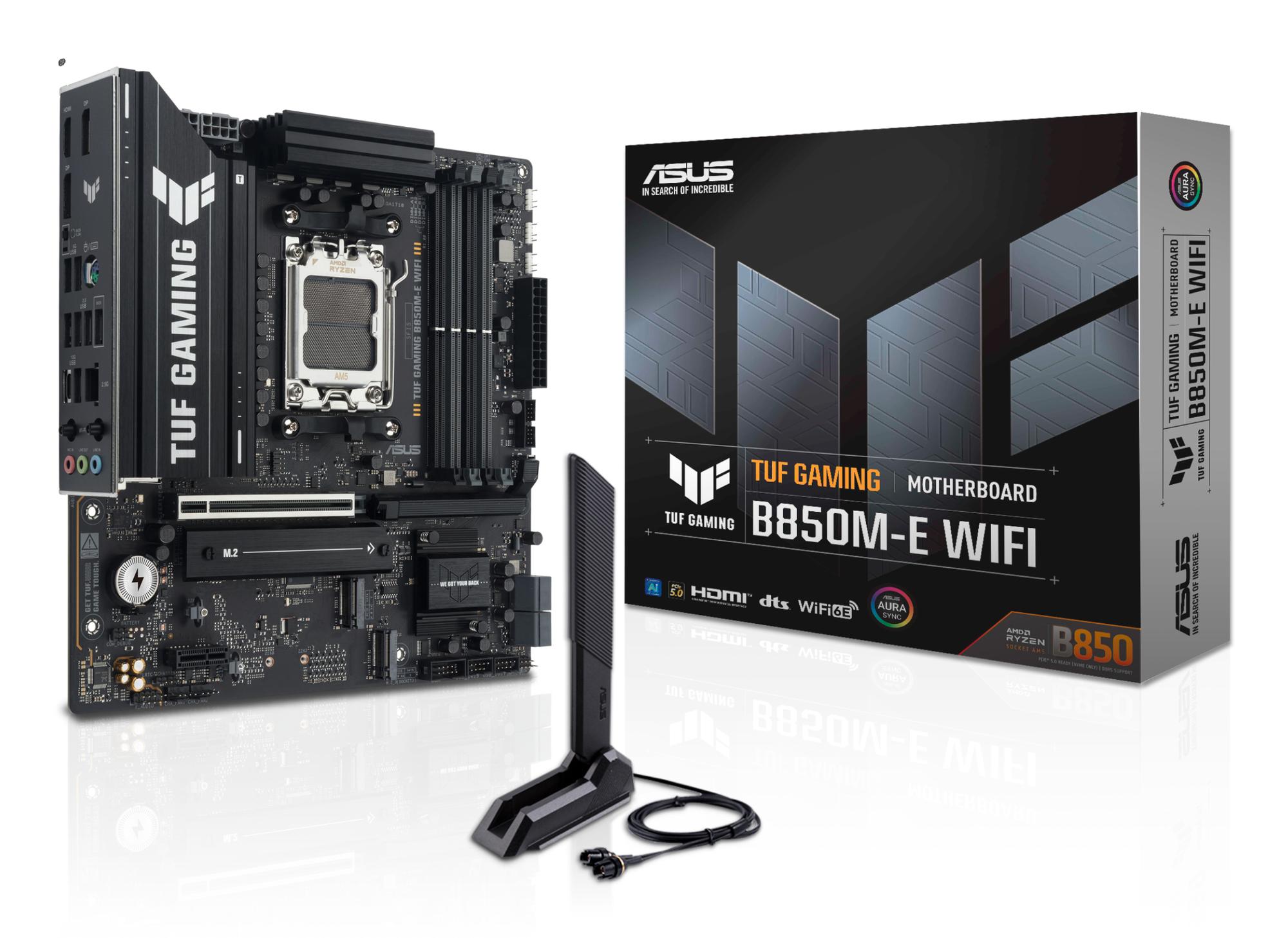 ASUS Mainboard TUF GAMING B850M-E WIFI / 90MB1LS0-M0EAY0 Grey