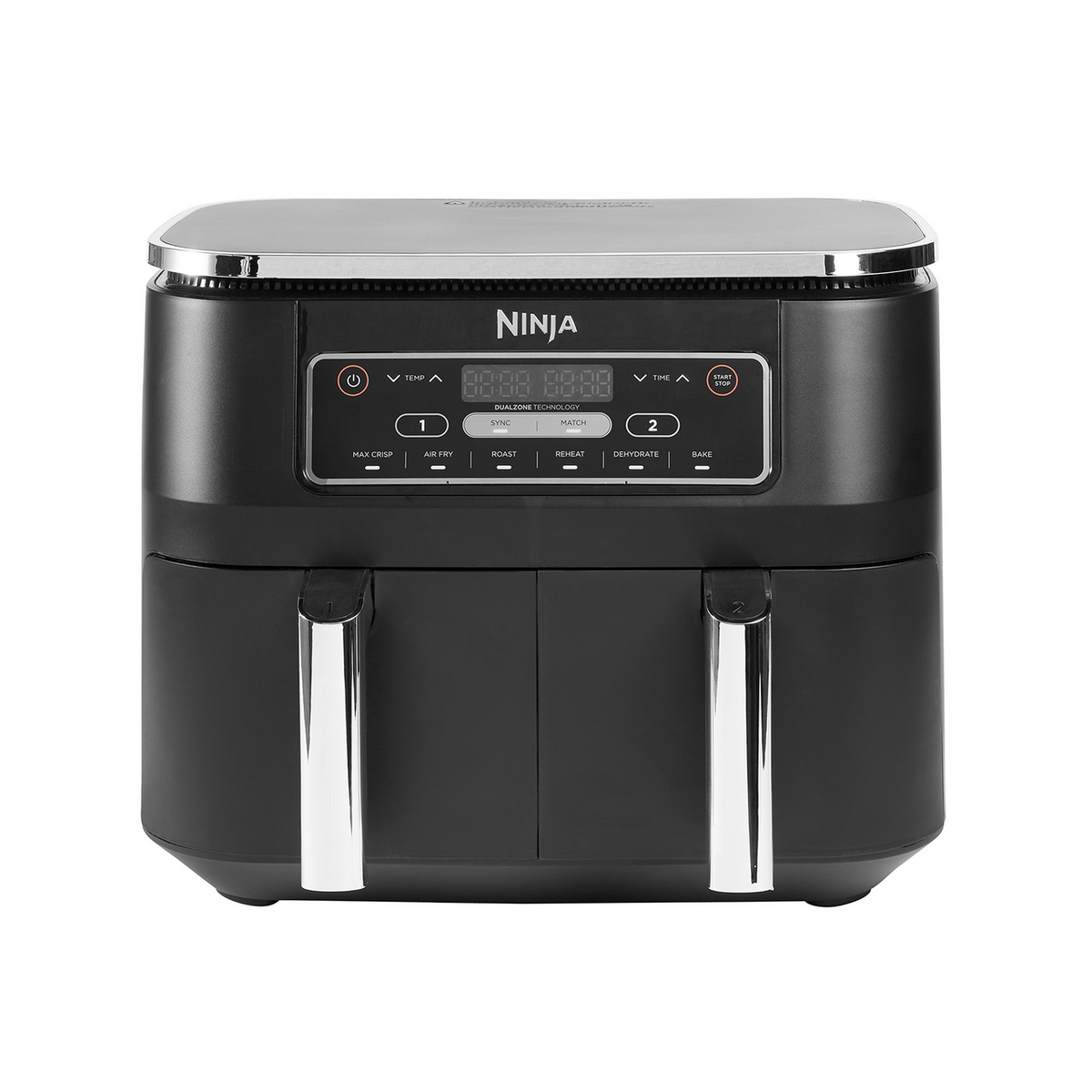 SharkNinja Heißluft Fritteuse AF300EU / AF300EU Silber/Schwarz