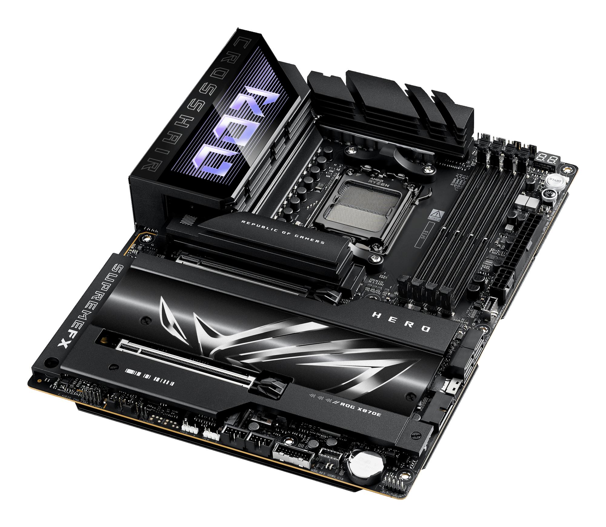 ASUS Carte mère ROG Crosshair X870E Hero / 90MB1IE0-M0EAY0 Noir