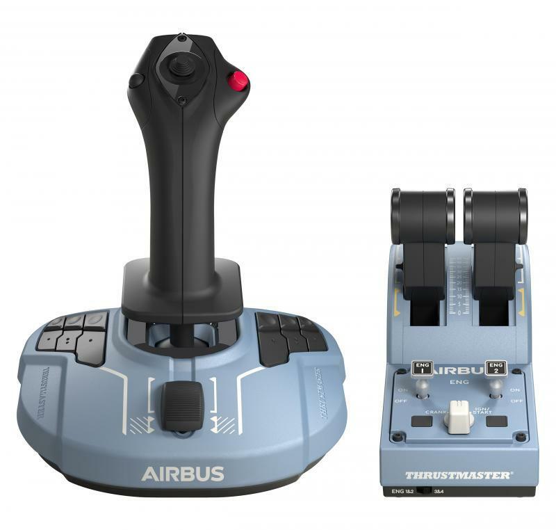 Thrustmaster Contrôleur TCA Officer Pack Airbus Editio / 2960842 Noir, bleu