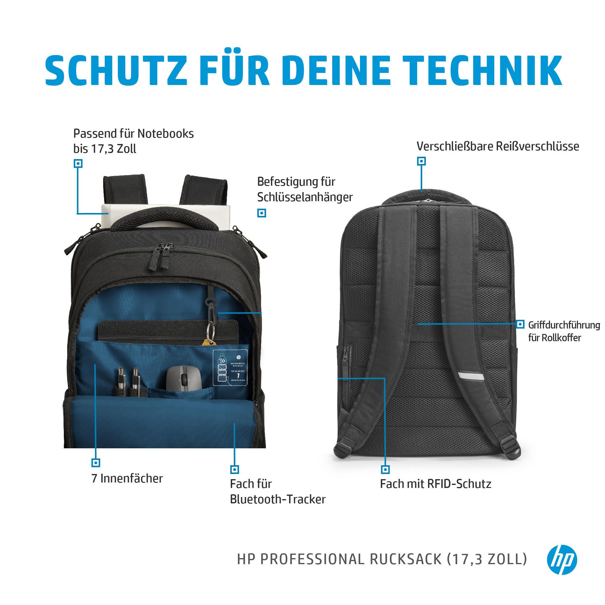 HP Notebook case Professional 17" / 500S6AA Black XL