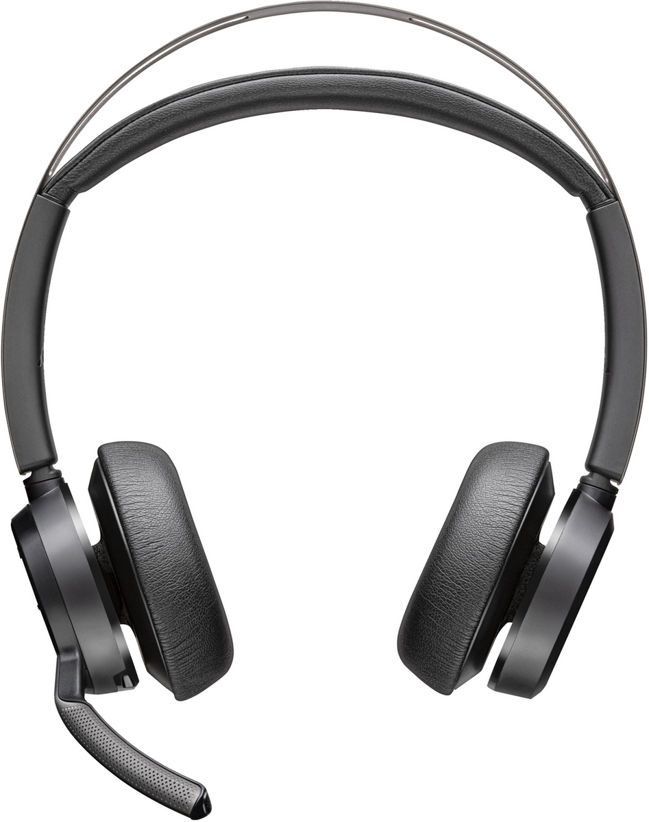 Plantronics/Poly Headset Voyager Focus 2 mit Ladestation / 9T9J5AA#AC3 Black