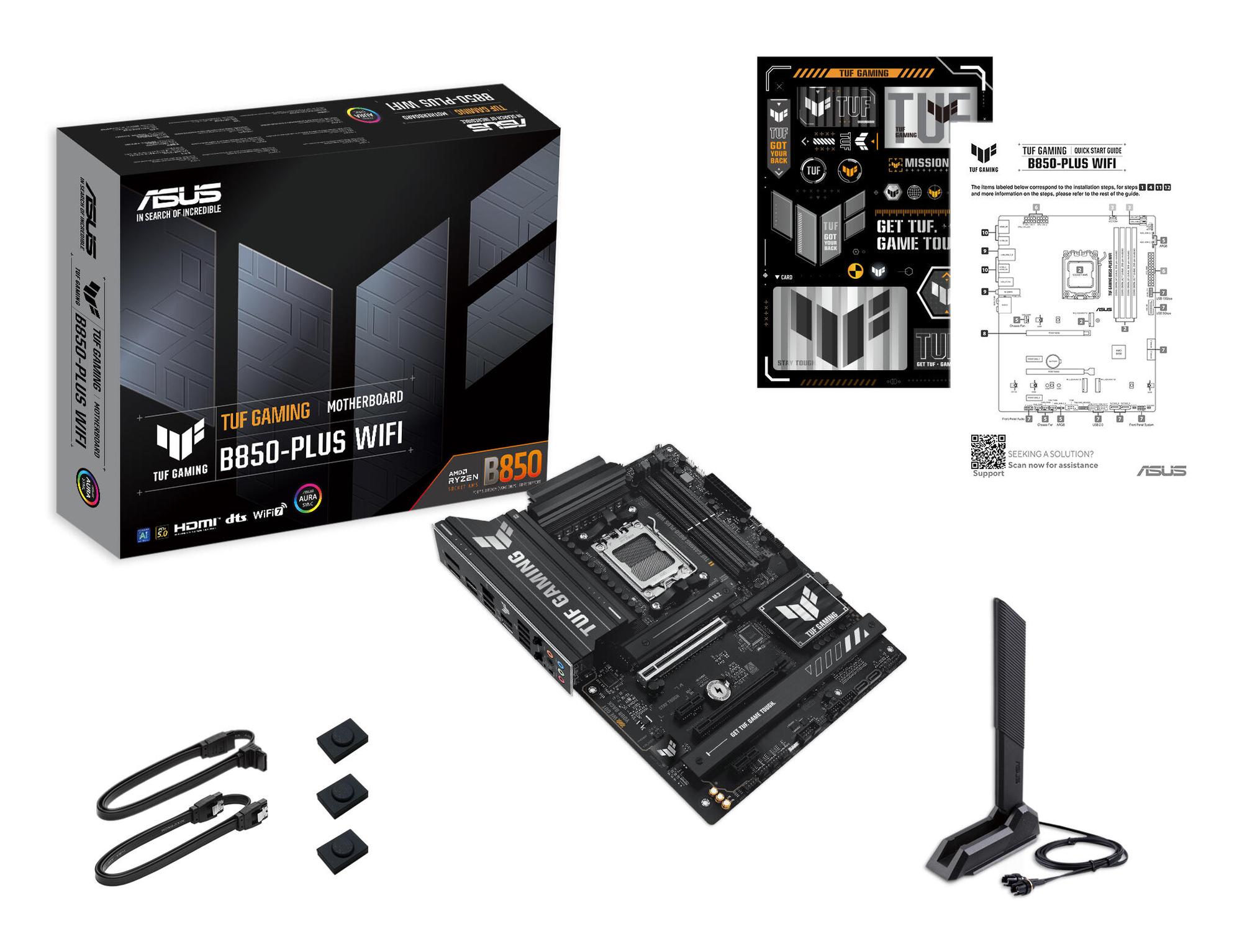 ASUS Mainboard TUF Gaming B850-Plus WIFI / 90MB1J30-M0EAY0 Black