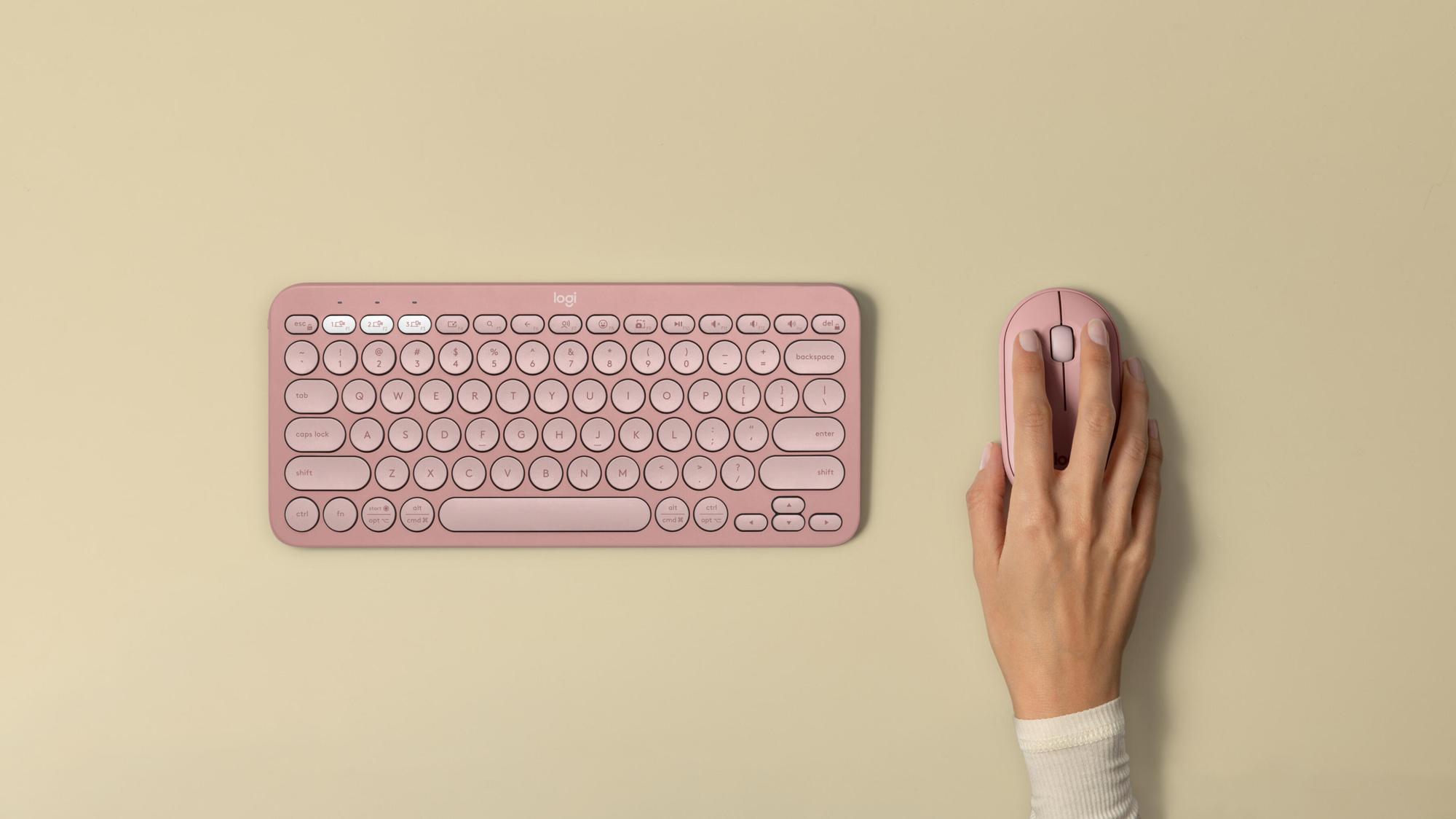 Logitech Maus Pebble 2 M350s / 910-007014 Pink
