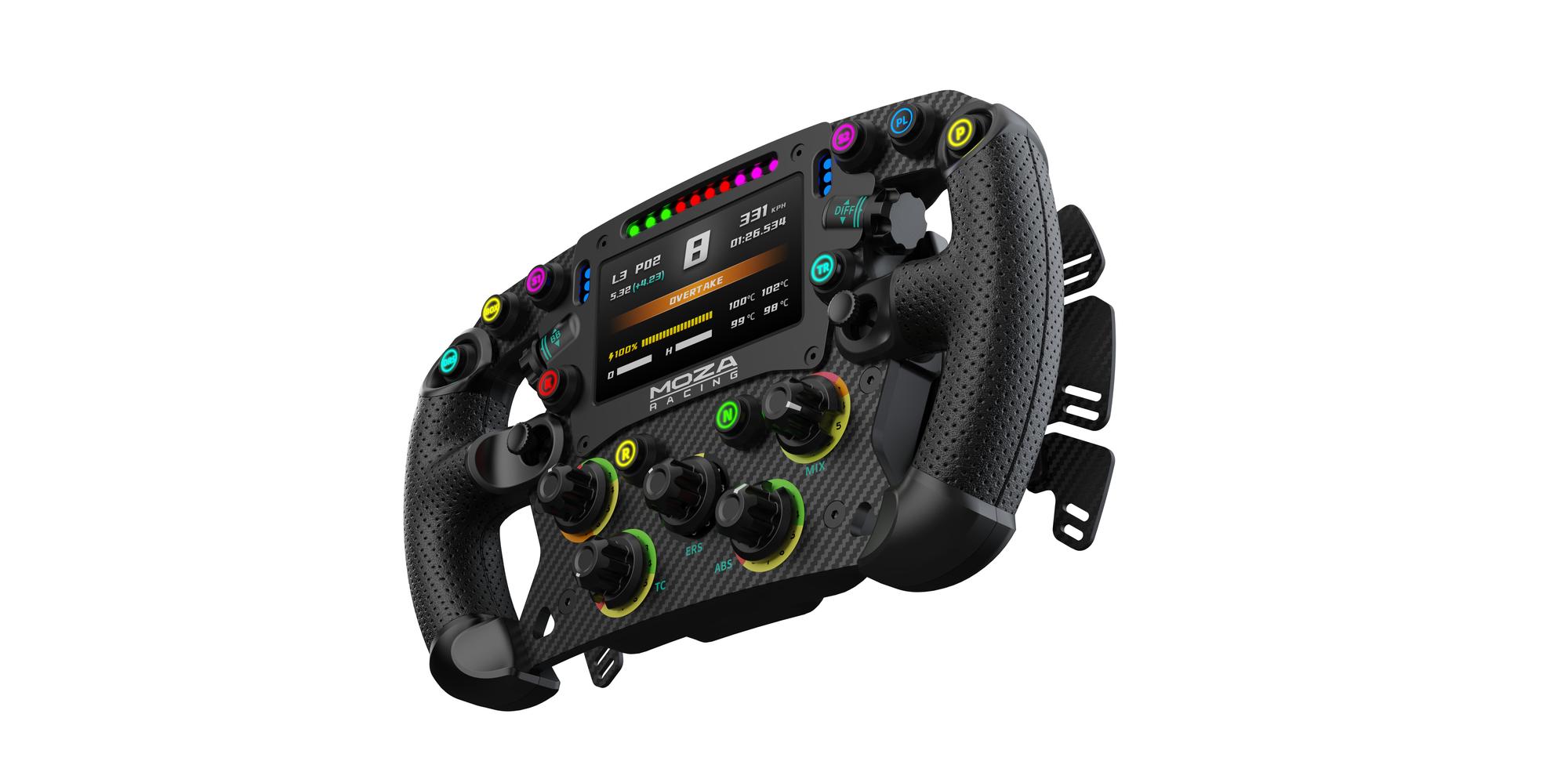 Moza Racing Controllore FSR2 Formula Wheel / RS068 Nero