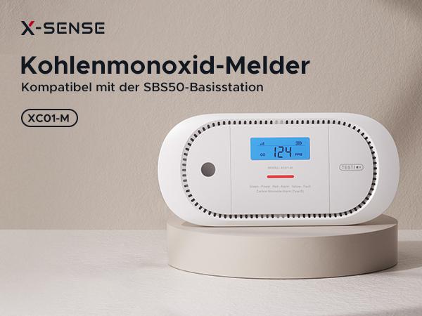 X-Sense Kohlenmonoxidmelder XC01-M / ZASXS00124WEU Weiß