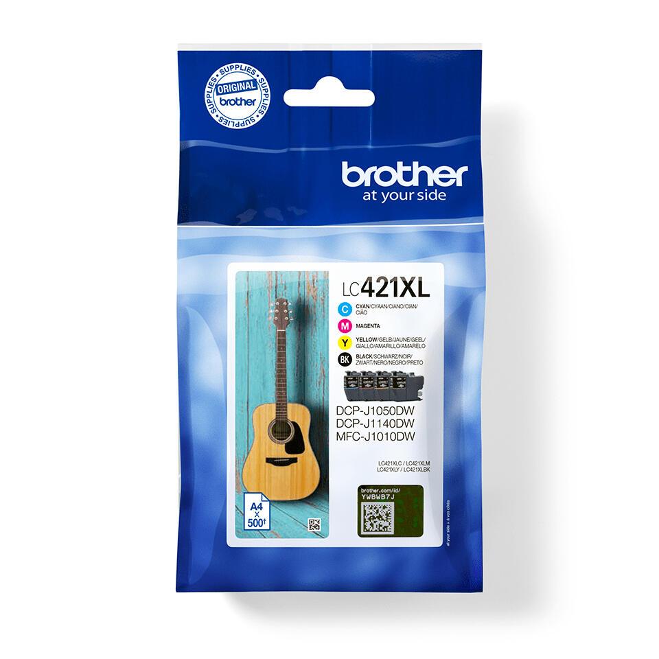 Brother Encre LC-421XLVAL / LC421XLVAL BK,C,M,Y XL Multipack