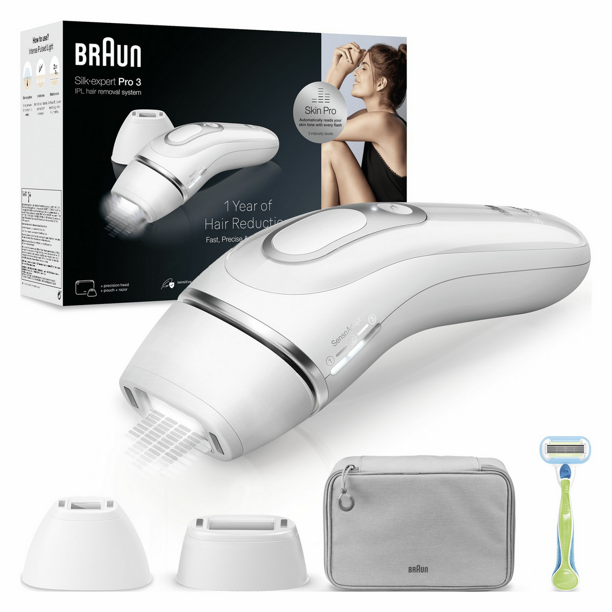 Braun IPL-Haarentferner Silk-expert Pro 3 PL3122 / 238410 Weiß