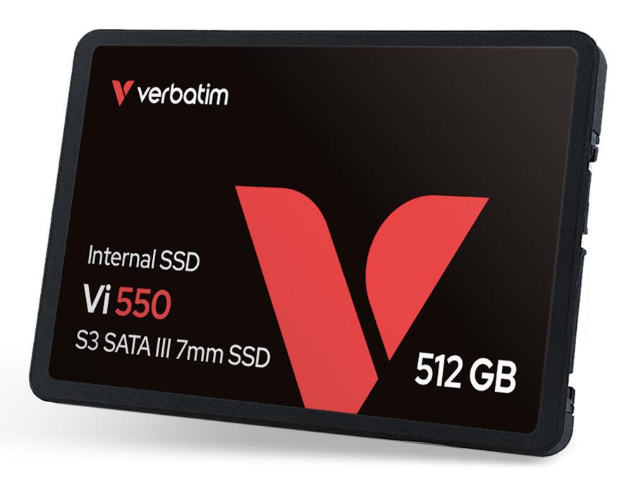 Verbatim 2,5" SSD Vi550 512GB / 49352 Schwarz