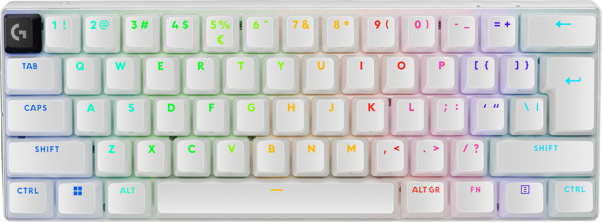 Logitech Tastatur G Pro X 60 US / 920-011930 Weiß