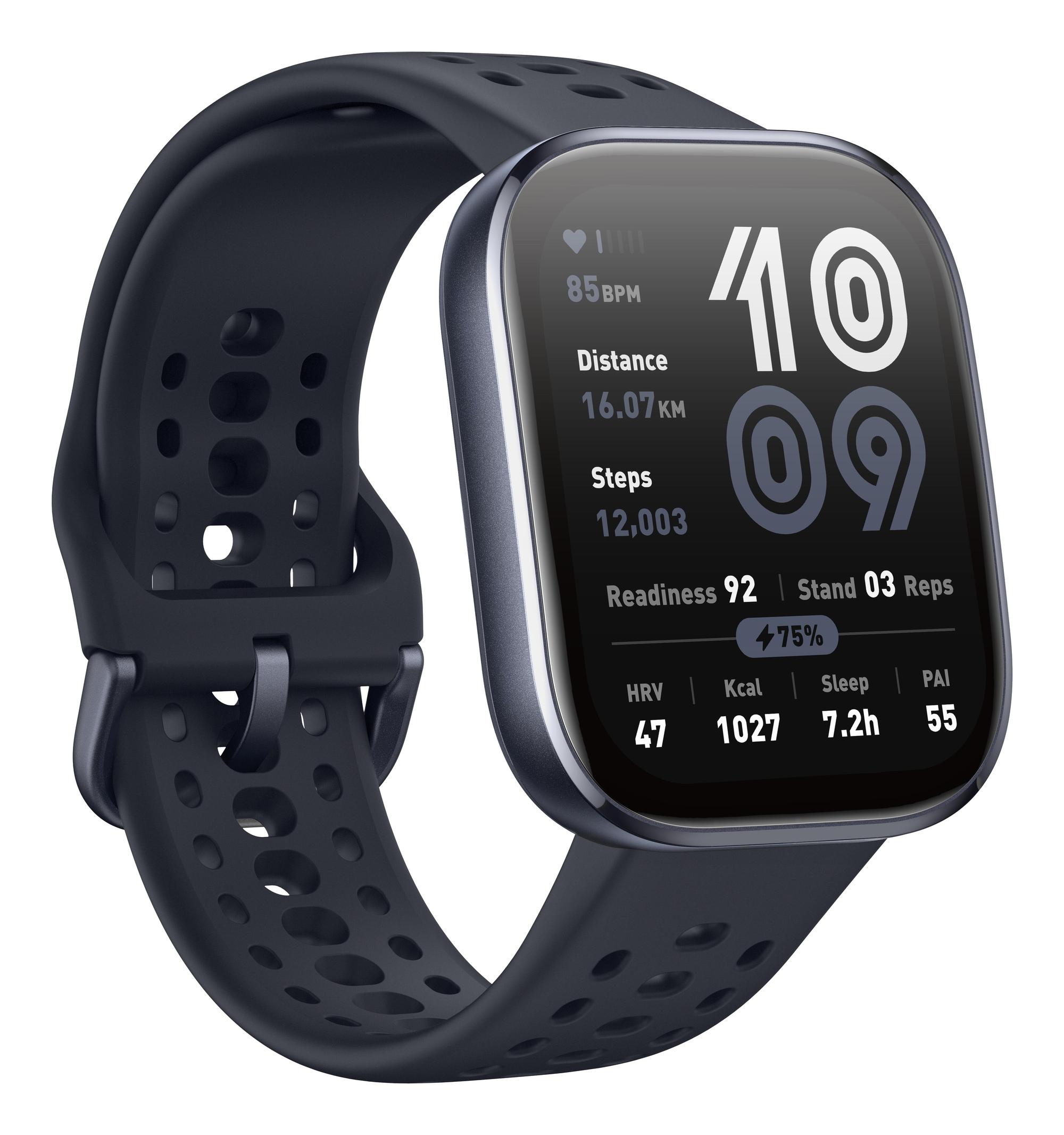 Amazfit Indossabile Bip 6 46mm / W2435EU1N Nero, argento 5 cm (1,97")