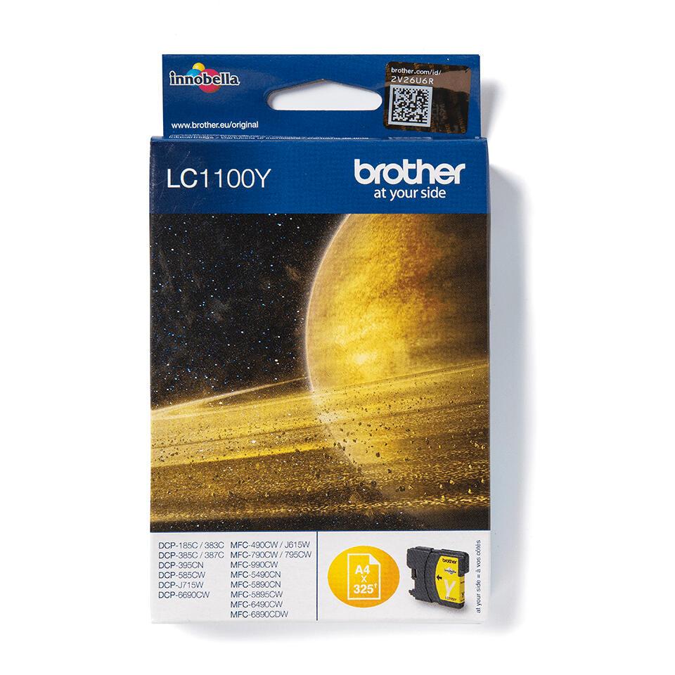Brother Tinta LC-1100Y / LC1100Y Amarillo Standard