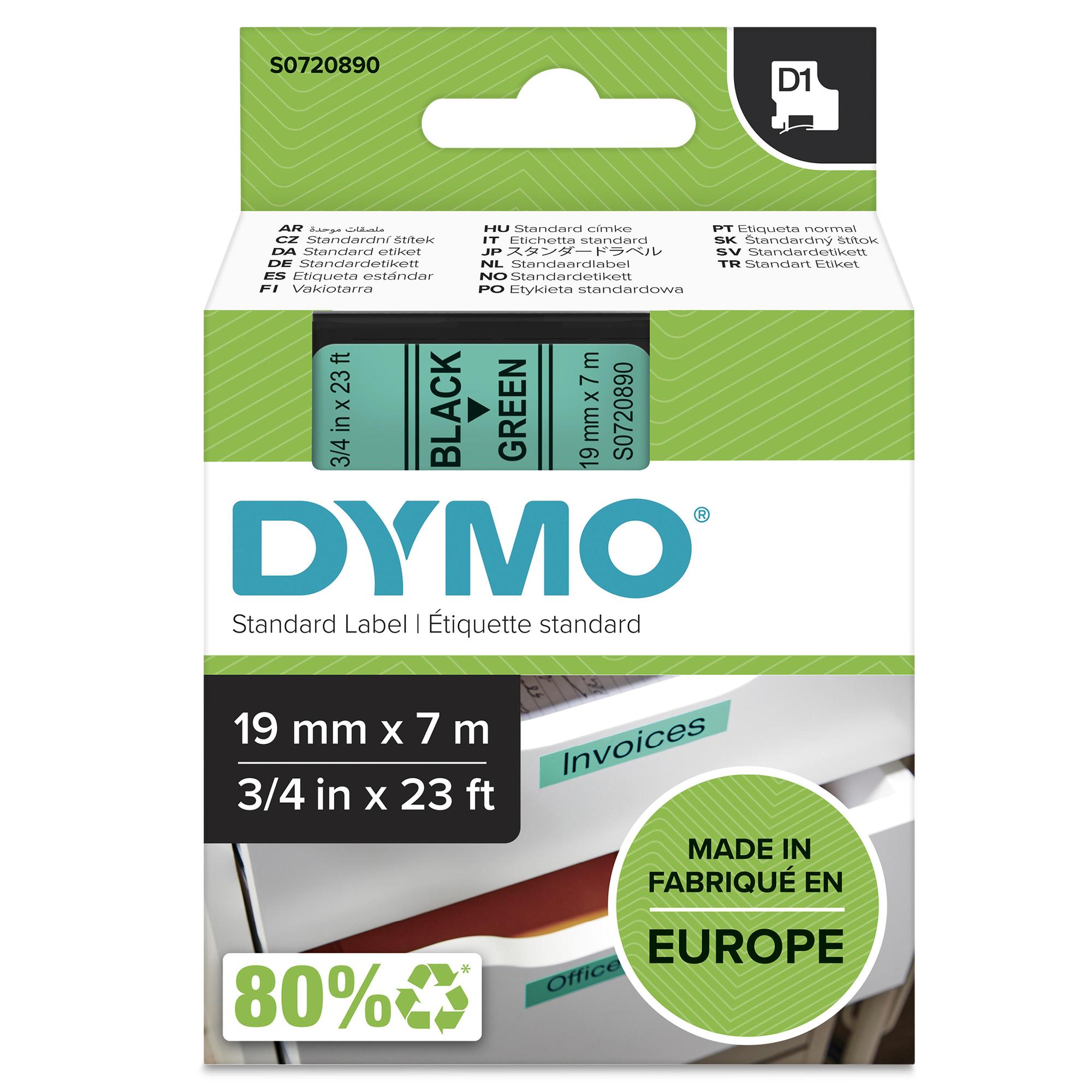 DYMO Colour ribbon 45809 / S0720890 Black, green