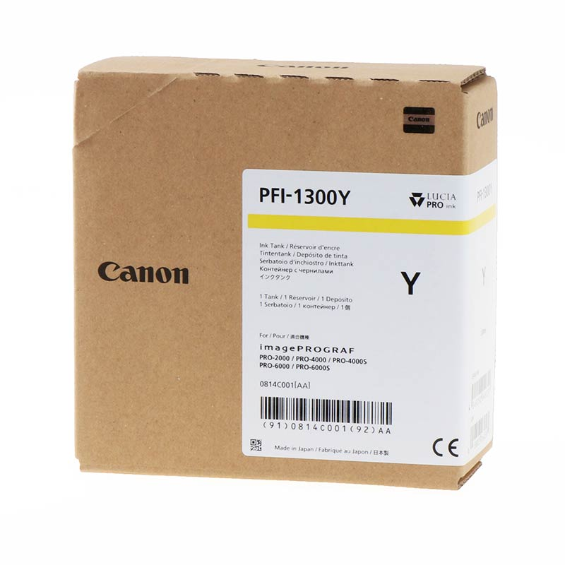 Canon Tinte PFI-1300Y / 0814C001 Gelb XL