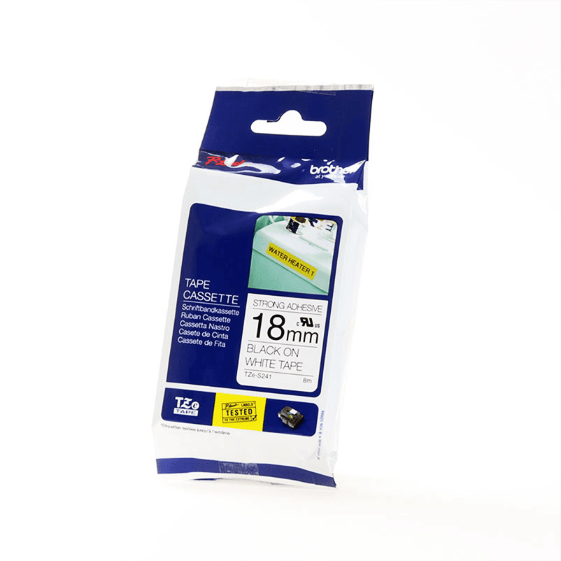 Brother Ruban encreur TZE-S241 Noir sur blanc