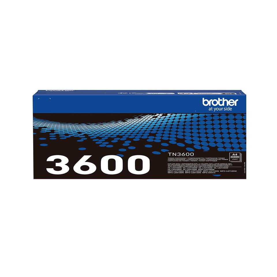 Brother Tóner TN-3600 / TN3600 Negro Standard