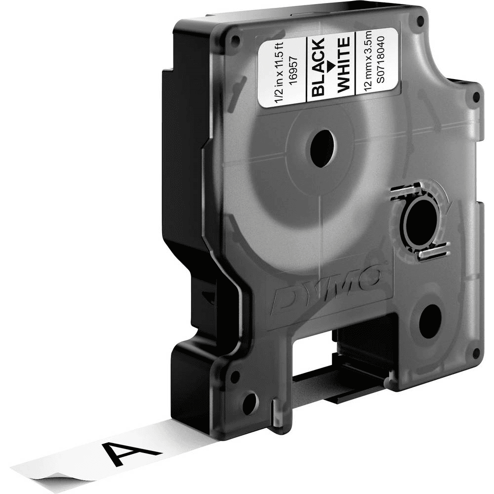 Dymo Ruban encreur 16957 / S0718040 Noir sur blanc