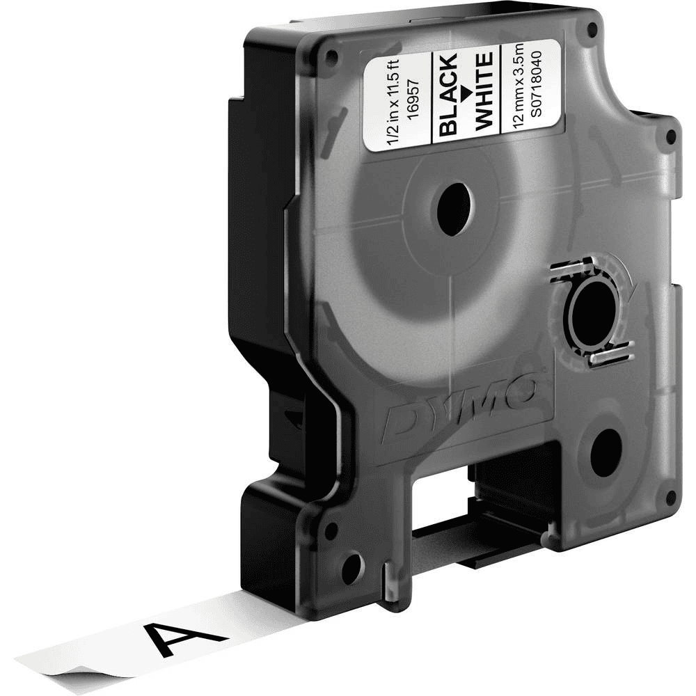 Dymo Ribbon 16957 / S0718040 Black on White
