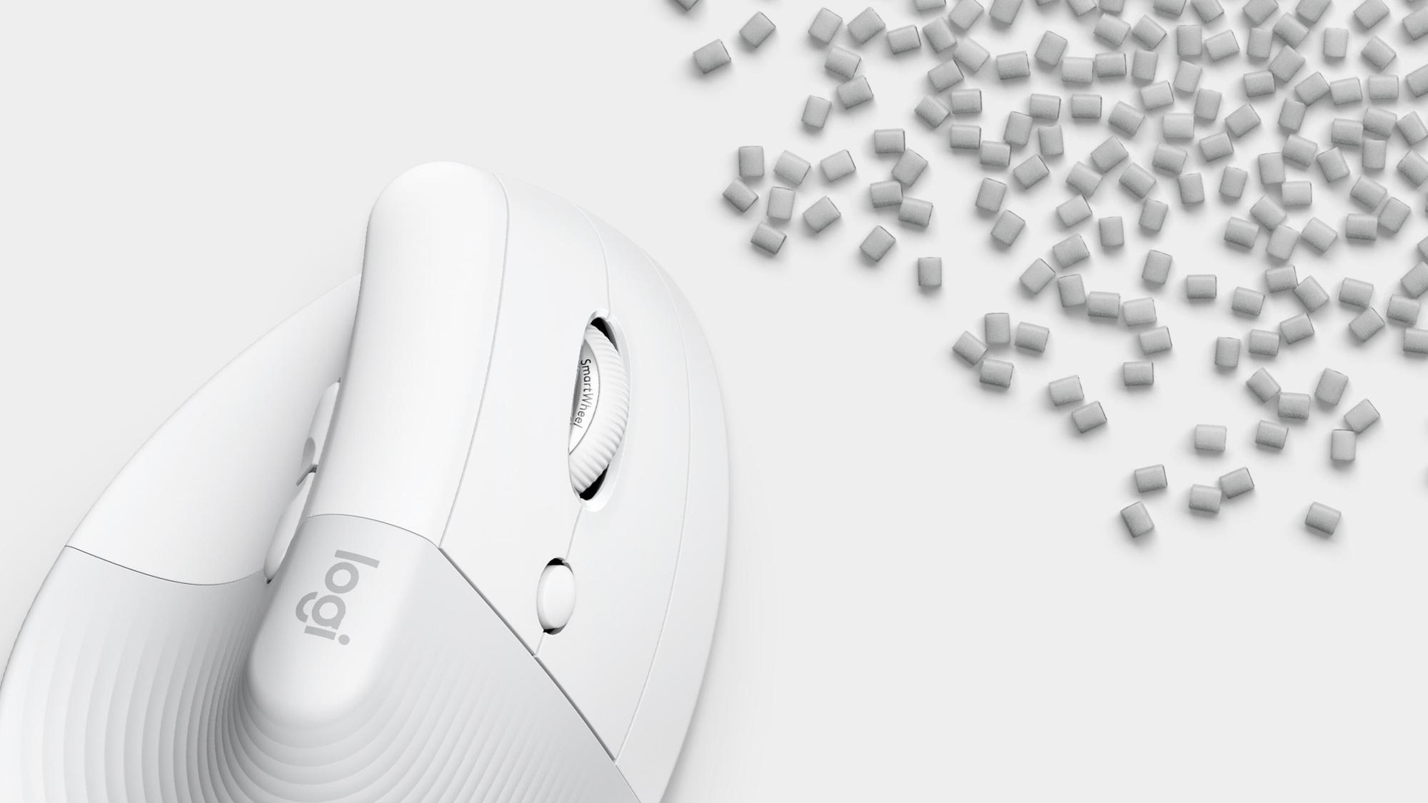 Logitech Maus Lift Vertical / 910-006475 Weiß