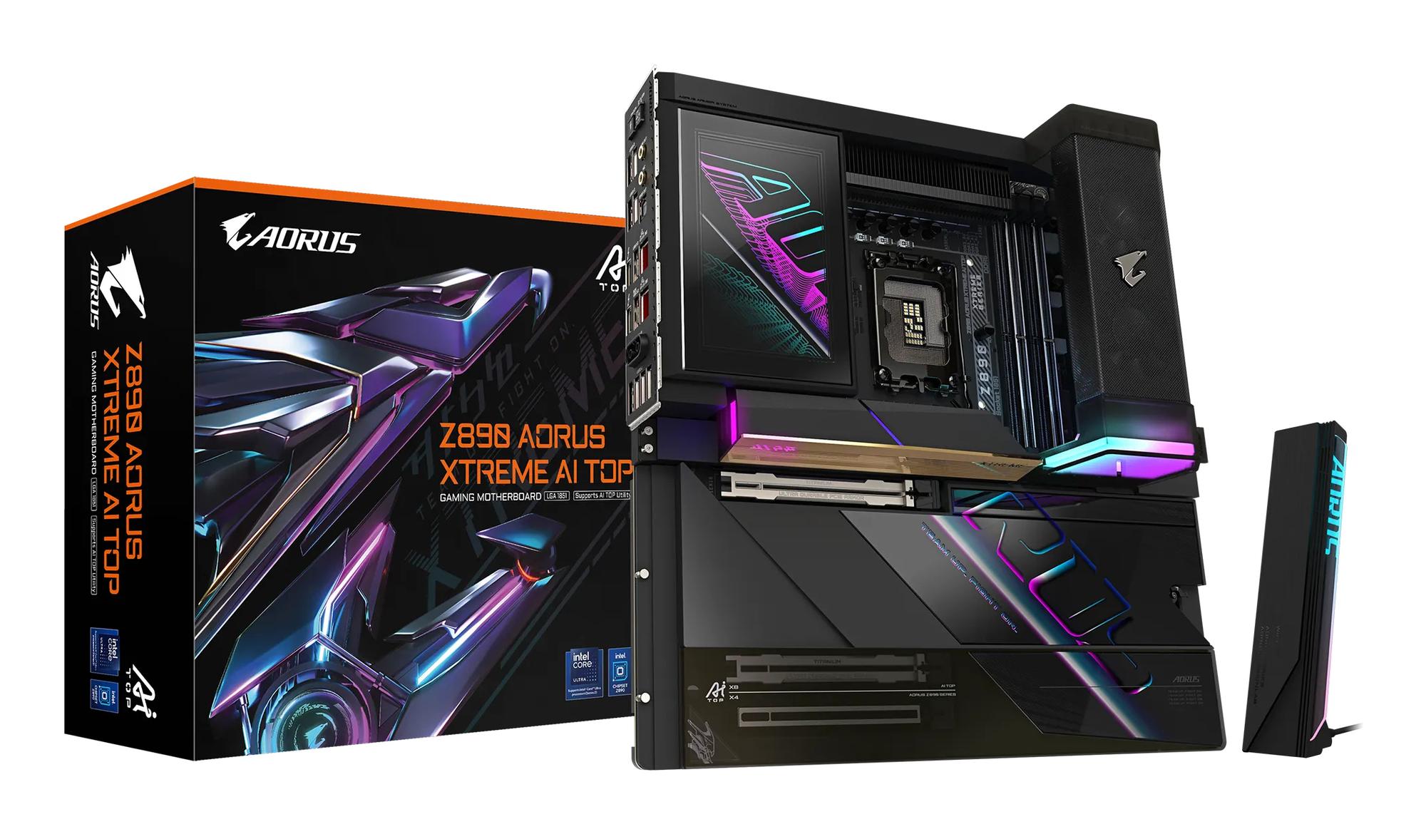 GIGABYTE Mainboard Z890 AORUS XTREME AI TOP / Z890 A XTREME AI TOP Schwarz