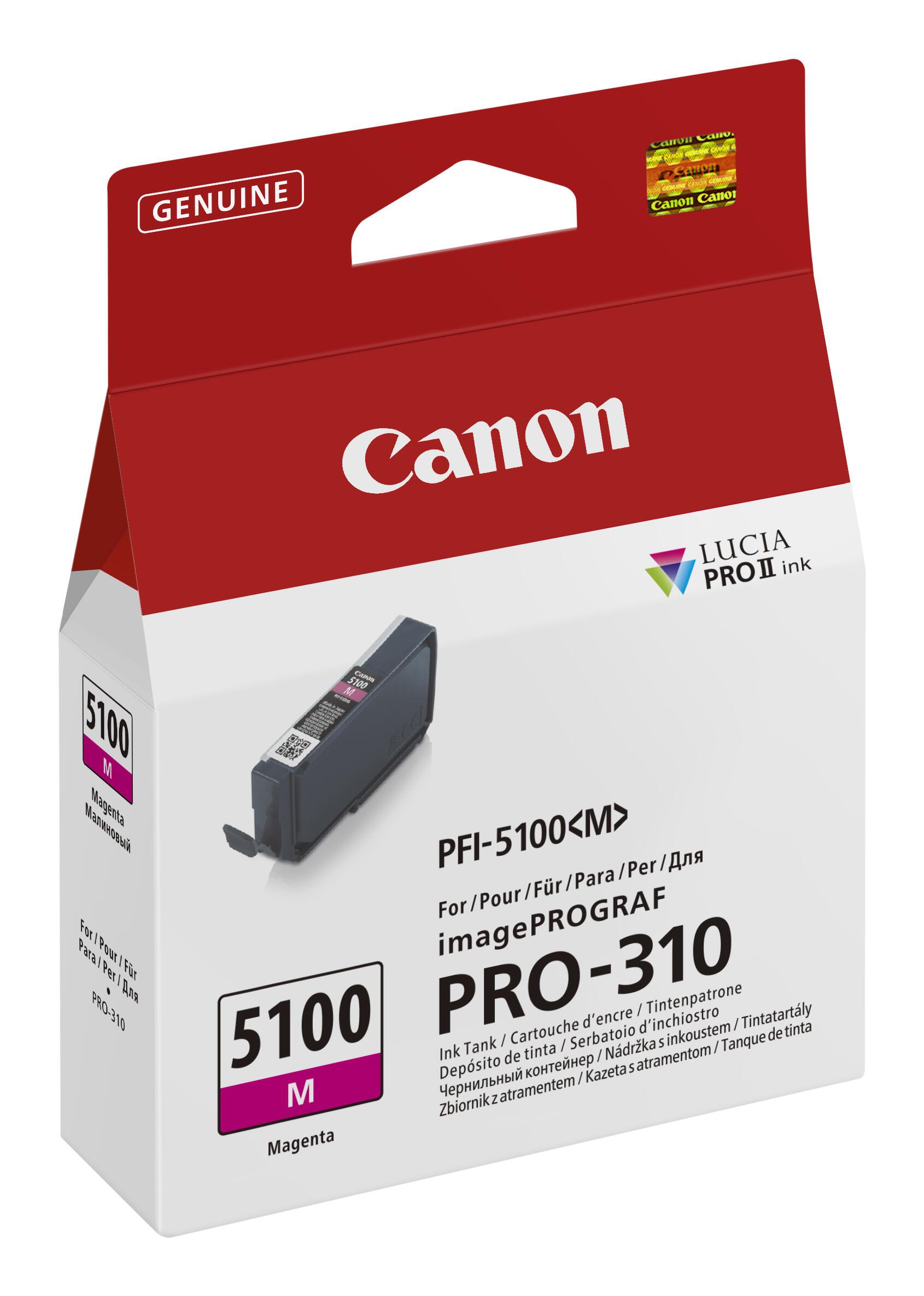 Canon Encre PFI-5100 M / 6954C001 Magenta Standard