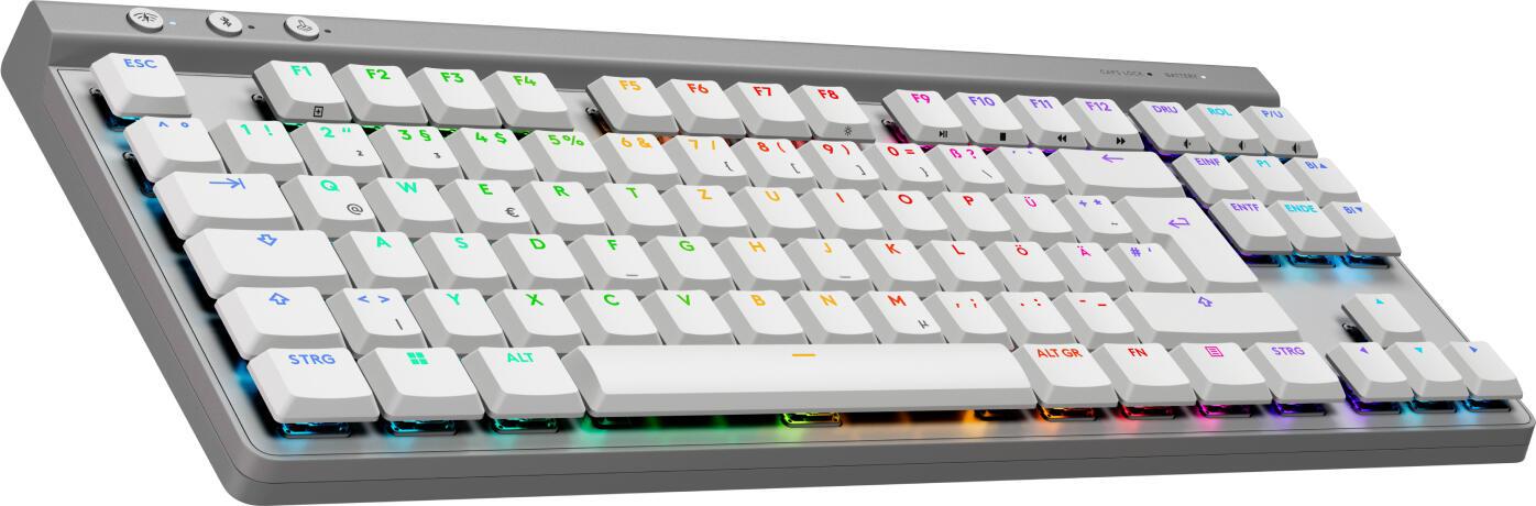 Logitech Tastatur G515 Lightspeed TKL GL Tactile / 920-012543 Weiß