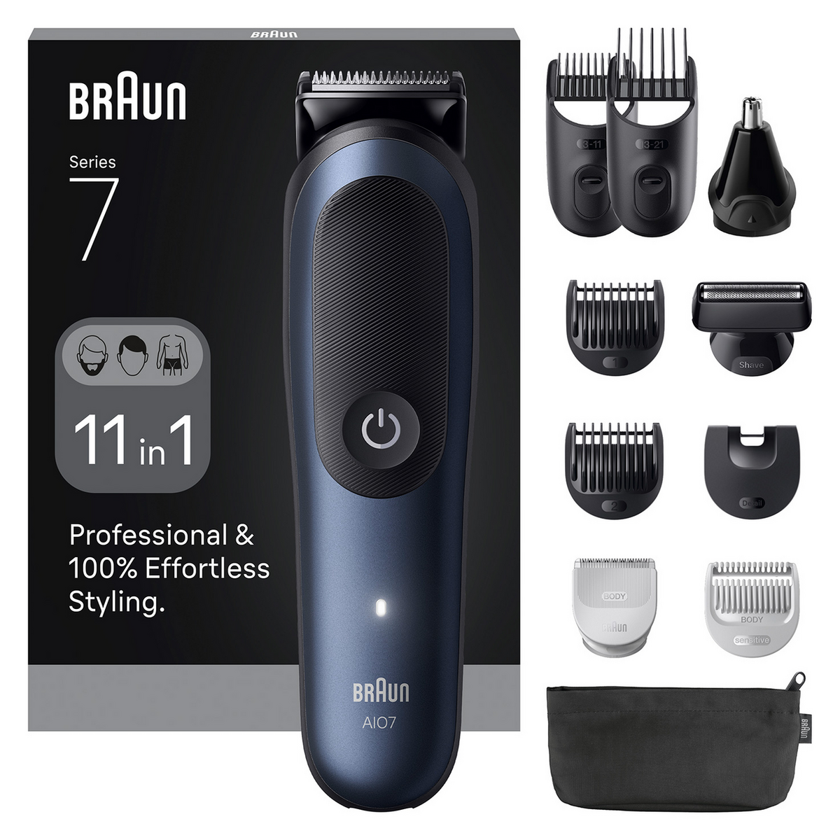 Braun Rasierer All-in-One Series 7 AIO7540 / 245036 Blau/Schwarz